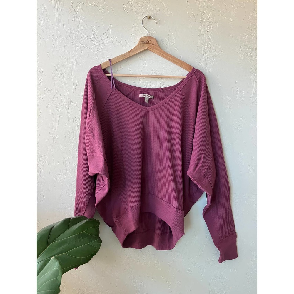 Free People Santa Clara Thermal Mulberry NWT Small